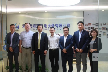 熱烈歡迎三菱電機自動化蒞臨海藍機電參觀指導工作！