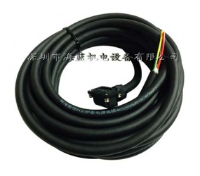 三菱電機(jī)電源線MR-PWS1CBL5M-A1-L，三菱MR-JE，MR-J4,MR-J3系列電機(jī)專用